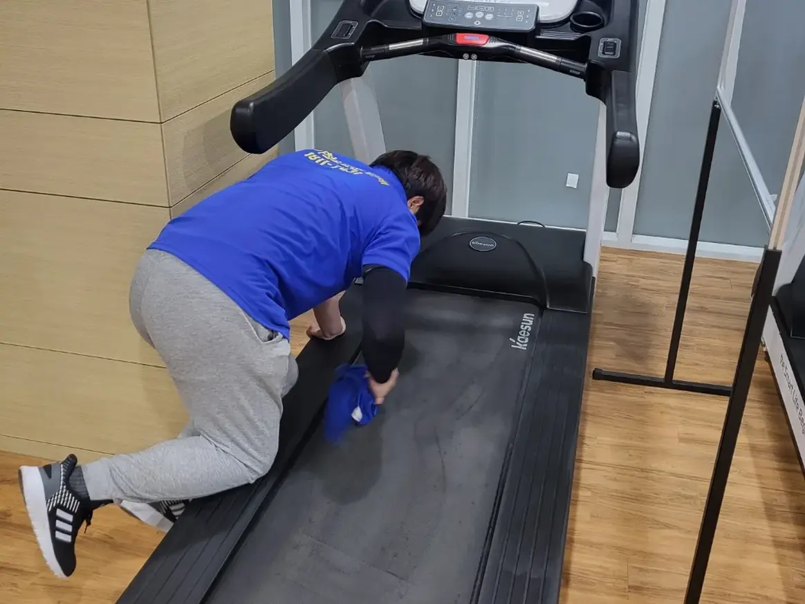 오산시 벌음동 피트니스 라커 검사실 위생청소 사례 - 행진크린
